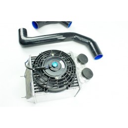 Silicone slangen boost + warmtewisselaar groep en Een ventilator voor RENAULT 5 GT TURBO 