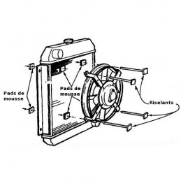 Lüfter extra flach 205mm