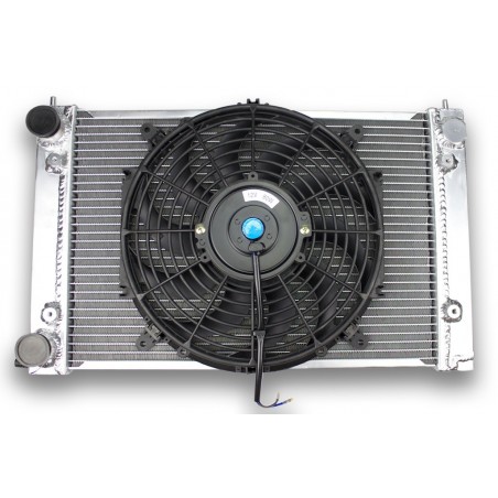 Radiatore in Alluminio VOLKSWAGEN GOLF GTI 16S MK2 e ventilatore, tv