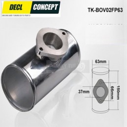 Alu-rohr mit flansch für dump-Ventil GREDDY RZ/RS,Turbonetics Raptor 