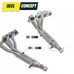 Exhaust manifold stainless steel 4-in-1 for HONDA CIVIC SI EM1 B16 from 99 to 2000