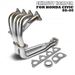 Exhaust manifold stainless steel 4 2 1 for Honda Civic 